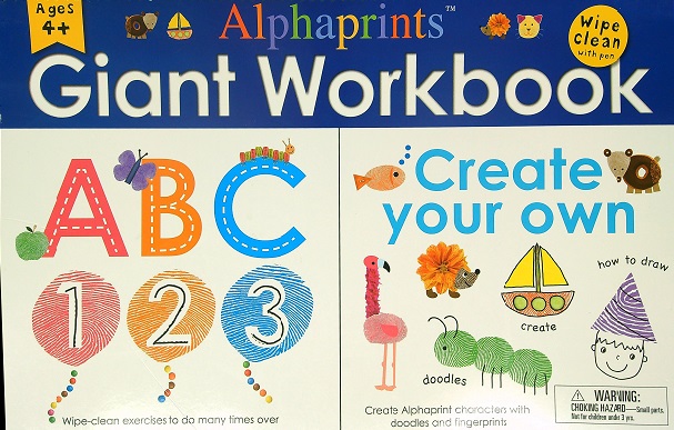 Alphaprints: Trace, Write, and Learn ABC: Finger Tracing & Wipe Clean [Book]